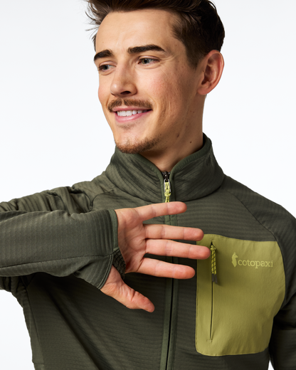 Otero Fleece Half-Zip Pullover - Men's - Fatigue - US 5193