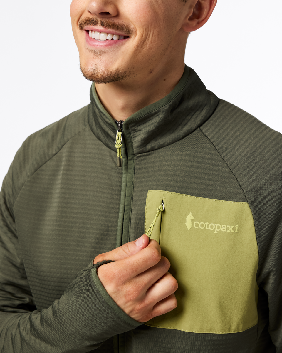 Otero Fleece Half-Zip Pullover - Men's - Fatigue - US 5193