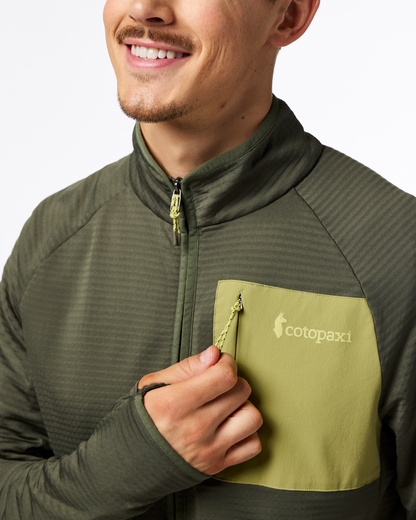 Otero Fleece Half-Zip Pullover - Men's - Fatigue - US 5193
