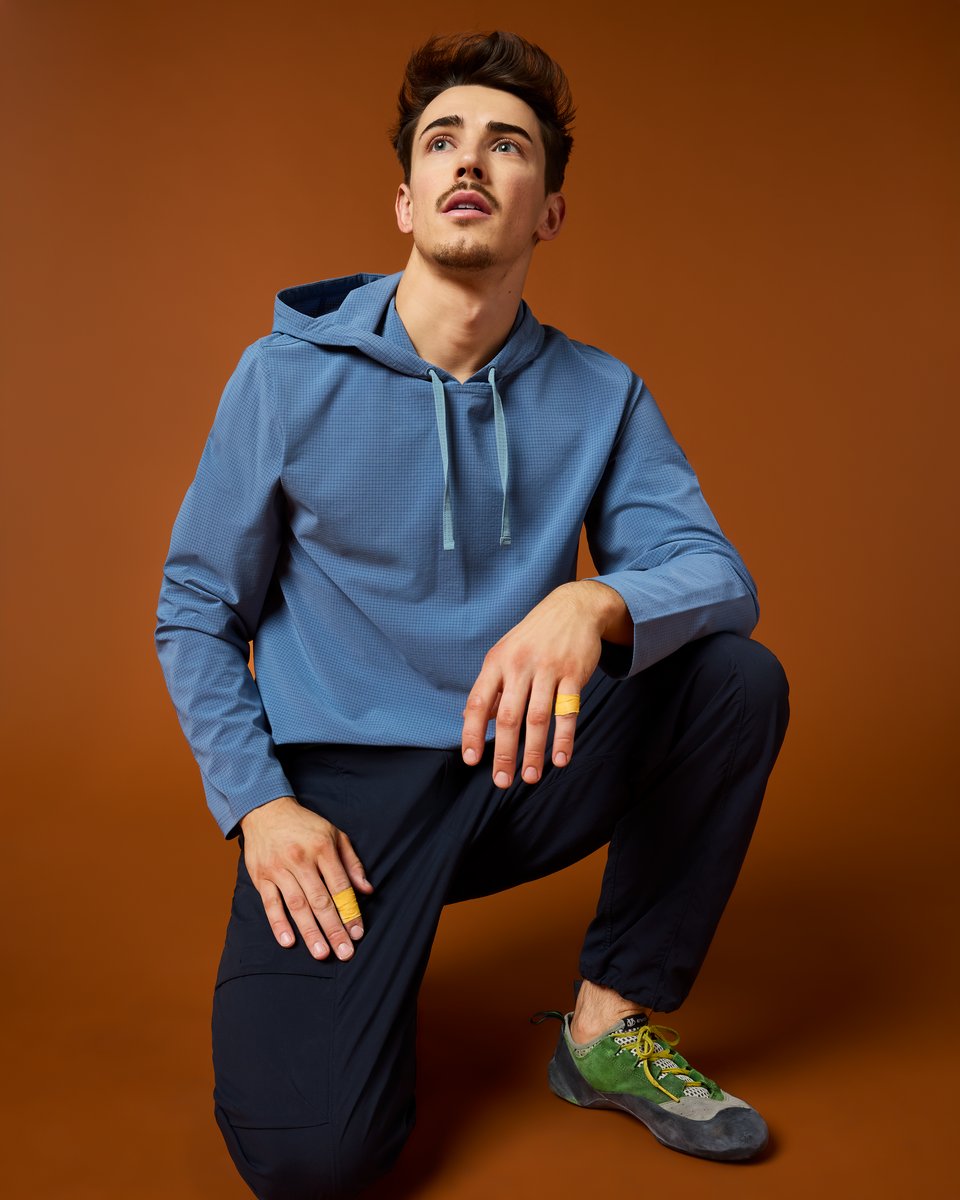 Pulso Tech Hoodie - Men's - Steel Blue - US 4300