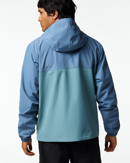 Rayu Rain Jacket - Men's - Steel Blue/Everglade - US 7867