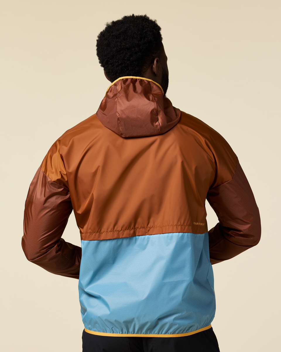 Teca Half-Zip Windbreaker - Men's - Eat More Veggies - US 8428