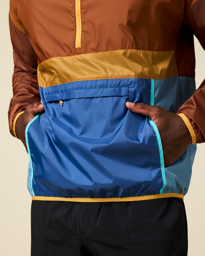 Teca Half-Zip Windbreaker - Men's - Eat More Veggies - US 8428