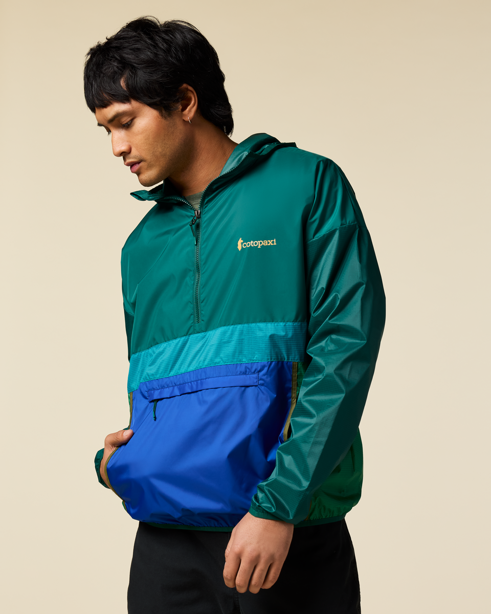 Teca Half-Zip Windbreaker - Men's - Eat More Veggies - US 8428
