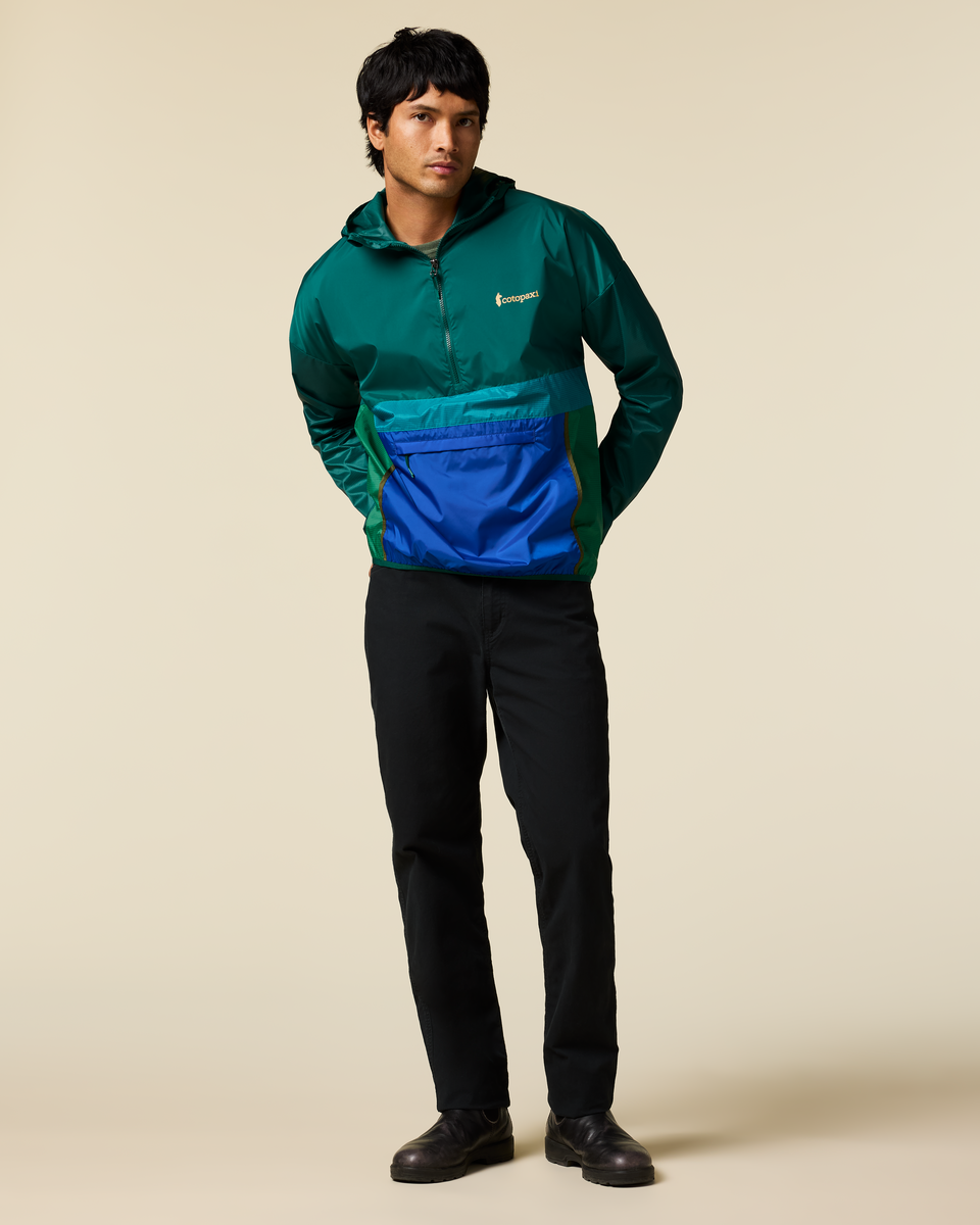 Teca Half-Zip Windbreaker - Men's - Eat More Veggies - US 8428