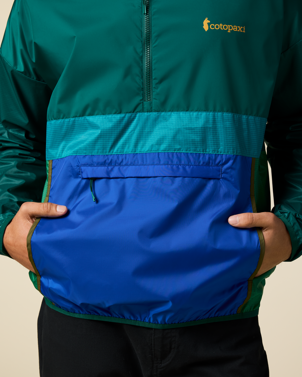 Teca Half-Zip Windbreaker - Men's - Eat More Veggies - US 8428
