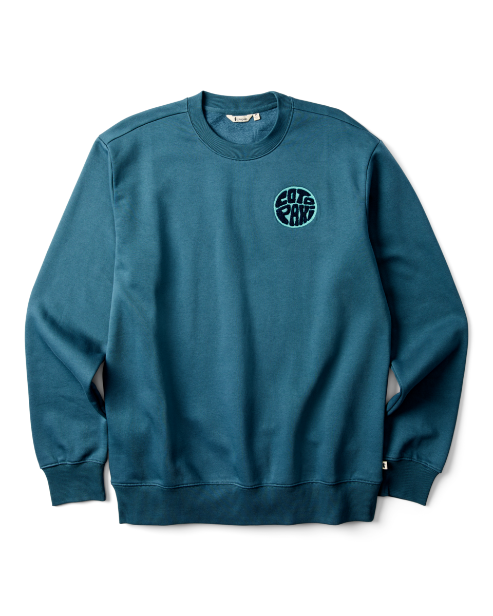 Trail To Sea Crew Sweatshirt - Men's - Ocean - US 5796