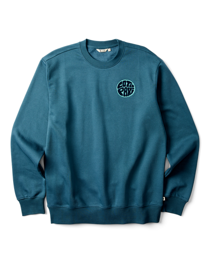 Trail To Sea Crew Sweatshirt - Men's - Ocean - US 5796