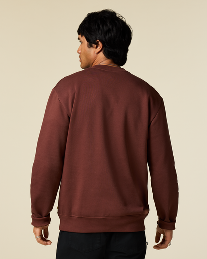 Trail To Sea Crew Sweatshirt - Men's - Sepia - US 4555