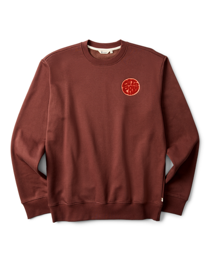 Trail To Sea Crew Sweatshirt - Men's - Sepia - US 4555
