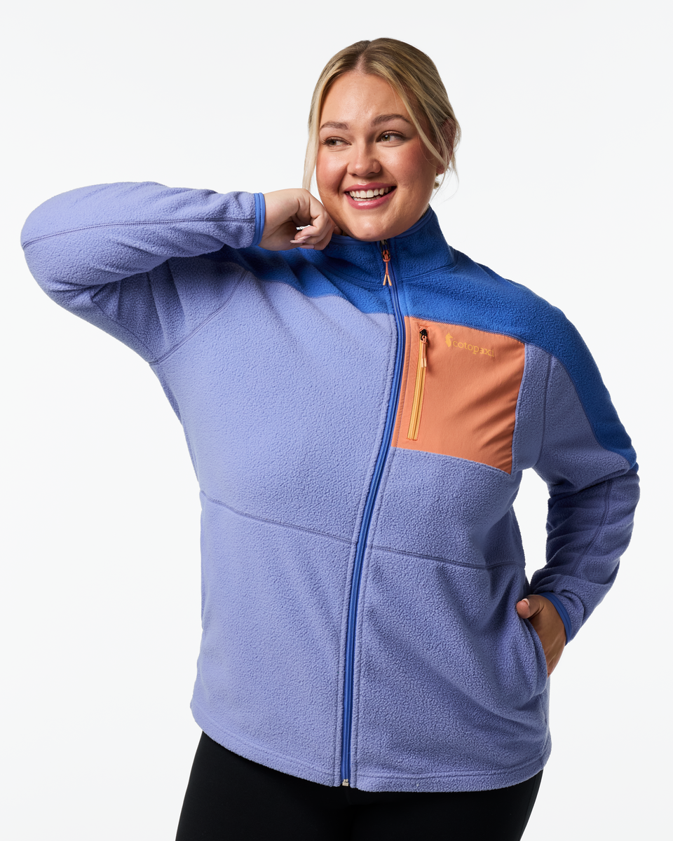 Abrazo Fleece Full-Zip Jacket - Women's - Azure/Aster - US 2931