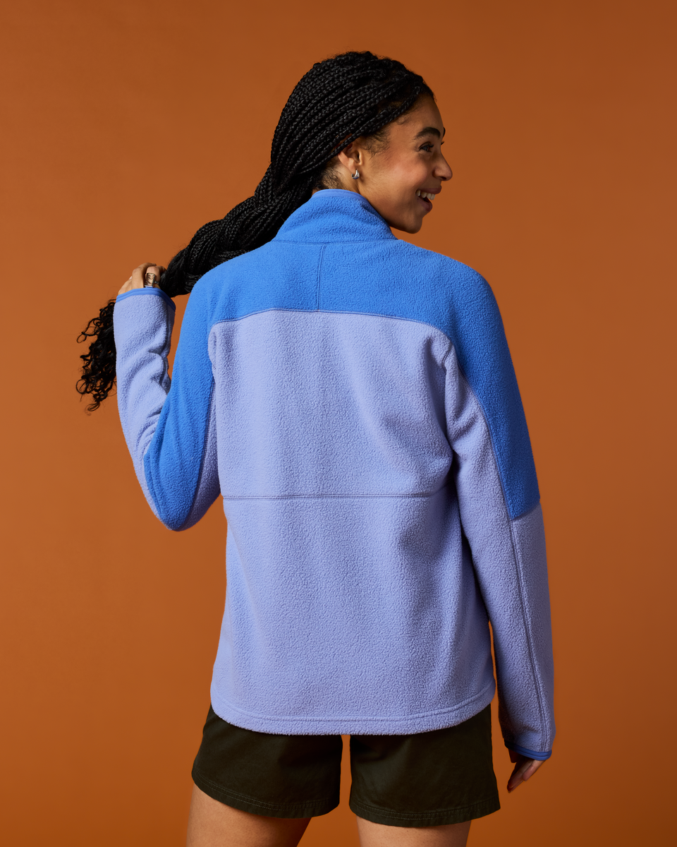 Abrazo Fleece Full-Zip Jacket - Women's - Azure/Aster - US 2931