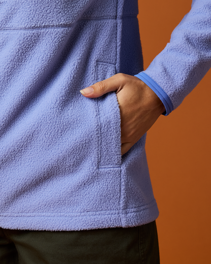 Abrazo Fleece Full-Zip Jacket - Women's - Azure/Aster - US 2931