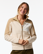 Abrazo Fleece Full-Zip Jacket - Women's - Khaki/Cream - US 7100