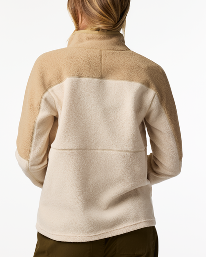 Abrazo Fleece Full-Zip Jacket - Women's - Khaki/Cream - US 7100