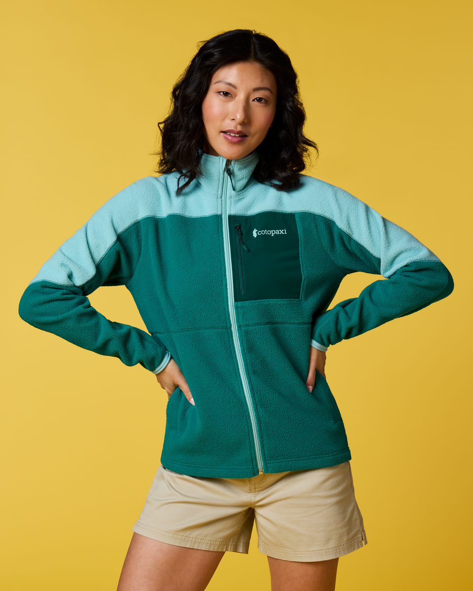 Abrazo Fleece Full-Zip Jacket - Women's - Tide Pool/Malachite - US 7729