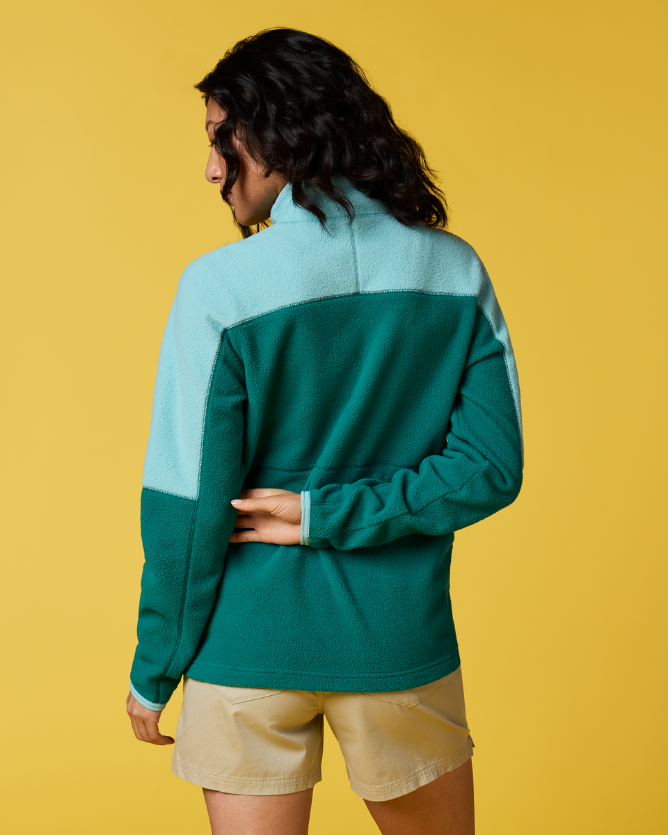 Abrazo Fleece Full-Zip Jacket - Women's - Tide Pool/Malachite - US 7729