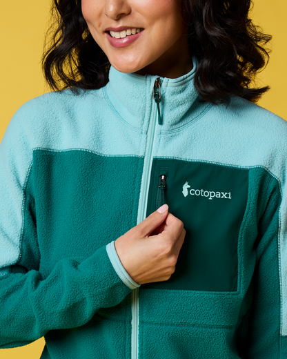 Abrazo Fleece Full-Zip Jacket - Women's - Tide Pool/Malachite - US 7729