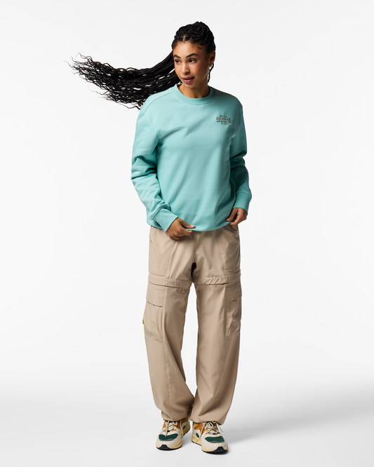 Adventure Gear Crew Sweatshirt - Women's - Tide Pool - US 1423