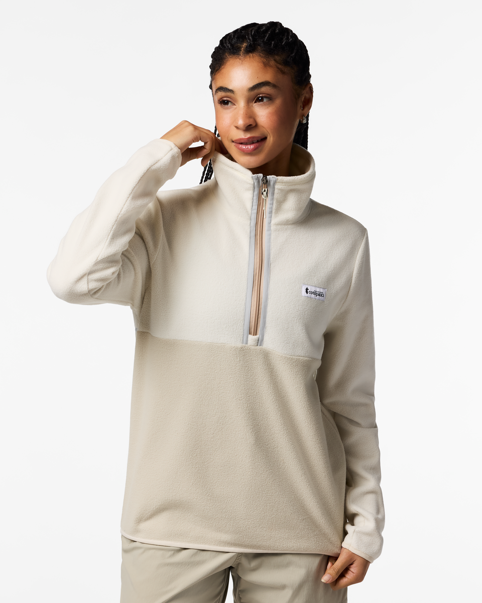 Amado Fleece Pullover - Women's - Chalk/Mineral - US 2338