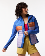 Capa Hybrid Insulated Hooded Jacket - Women's - Azure/Moonbeam - US 7980