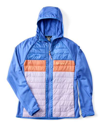 Capa Hybrid Insulated Hooded Jacket - Women's - Azure/Moonbeam - US 7980