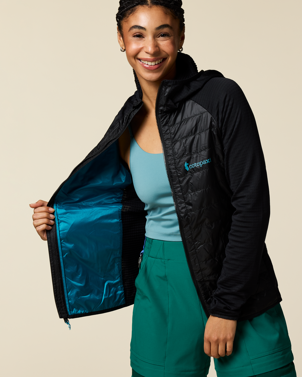 Capa Hybrid Insulated Hooded Jacket - Women's - Cotopaxi Black - US 4459