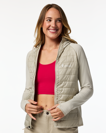 Capa Hybrid Insulated Hooded Jacket - Women's - Mineral - US 6187