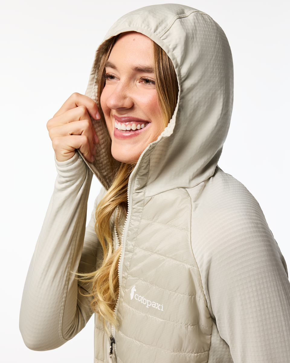 Capa Hybrid Insulated Hooded Jacket - Women's - Mineral - US 6187