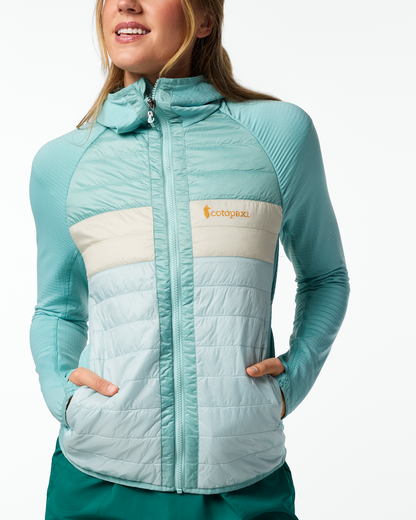 Capa Hybrid Insulated Hooded Jacket - Women's - Tide Pool/Surf - US 9875