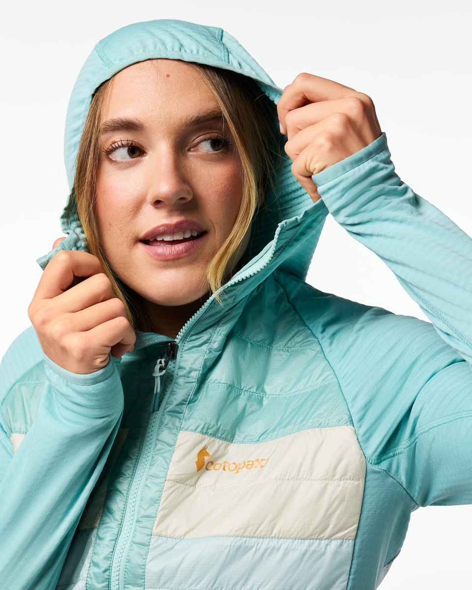 Capa Hybrid Insulated Hooded Jacket - Women's - Tide Pool/Surf - US 9875