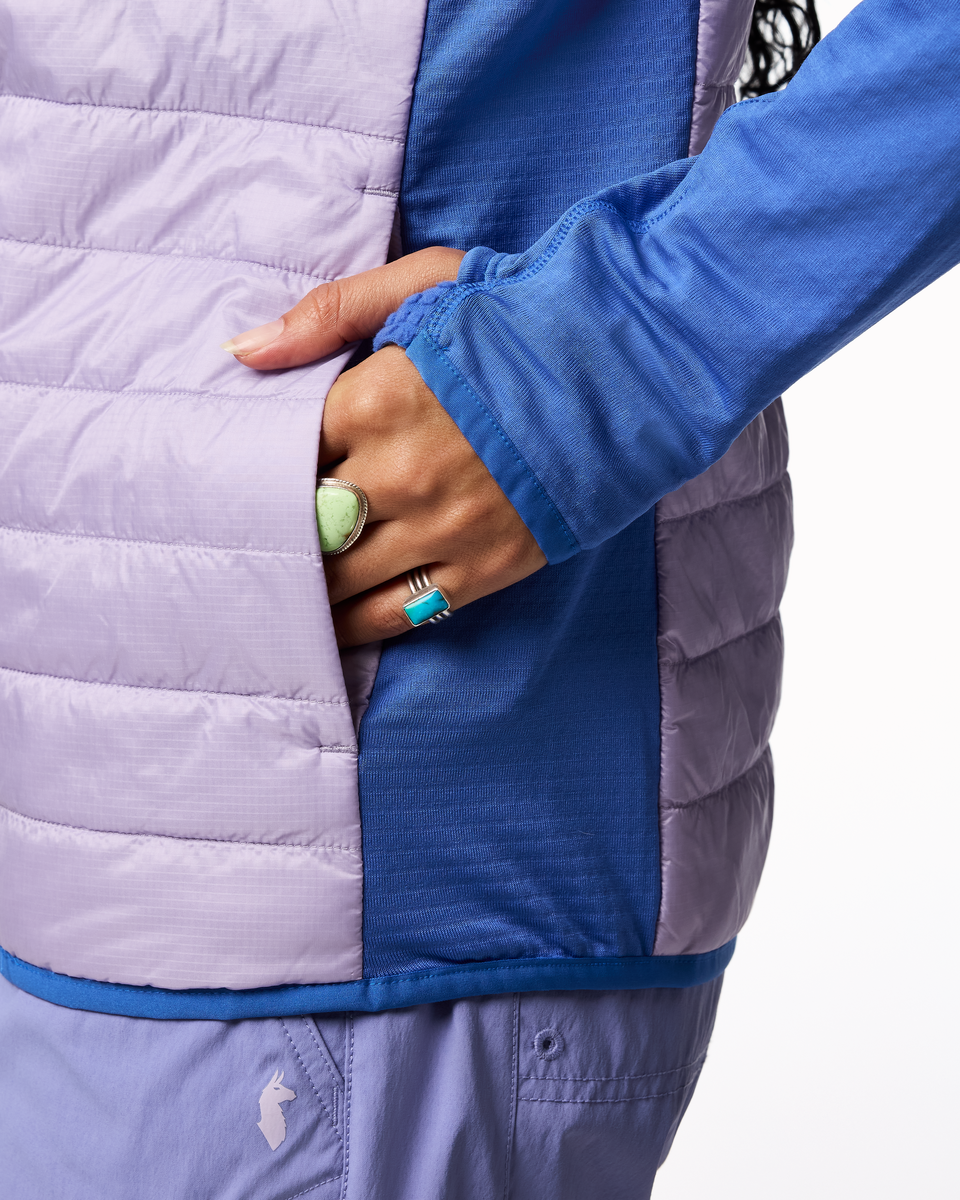 Capa Hybrid Insulated Jacket - Women's - Azure/Moonbeam - US 2457