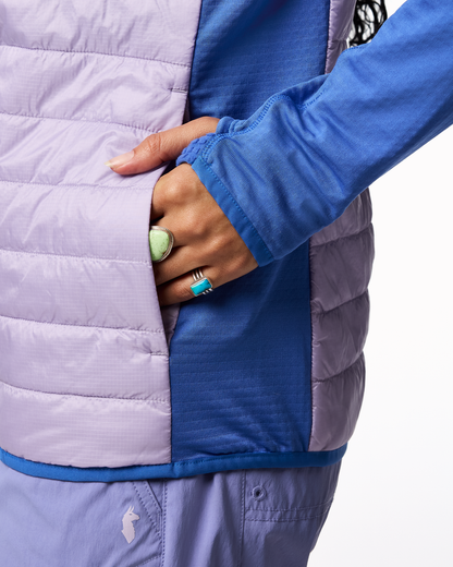 Capa Hybrid Insulated Jacket - Women's - Azure/Moonbeam - US 2457