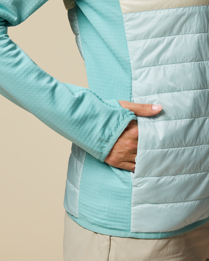 Capa Hybrid Insulated Jacket - Women's - Tide Pool/Surf - US 9183