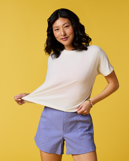 Empaca Boxy T-Shirt - Women's - Aster - US 3727