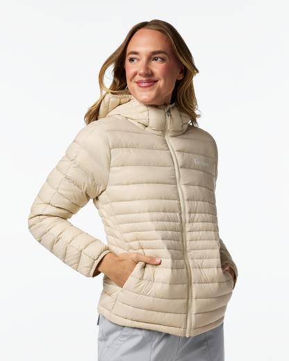 Fuego Down Hooded Jacket - Women's - Cotopaxi Cream - US 4955