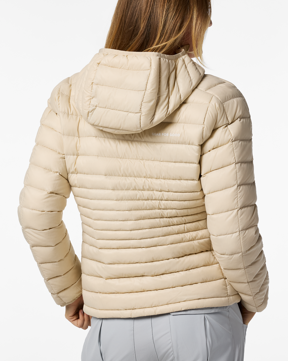 Fuego Down Hooded Jacket - Women's - Cotopaxi Cream - US 4955
