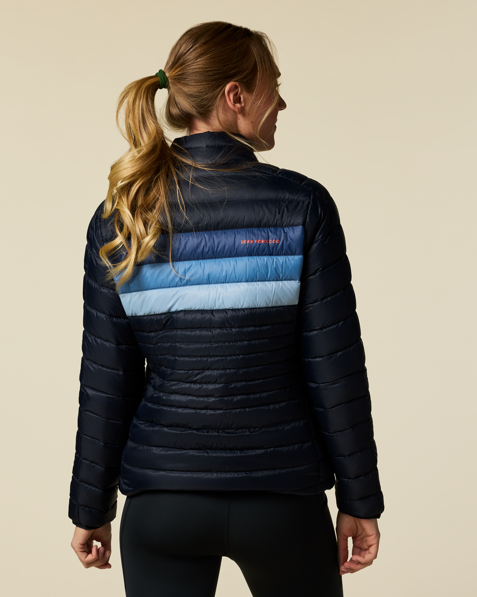 Fuego Down Jacket - Women's - Carbon Stripes - US 7010