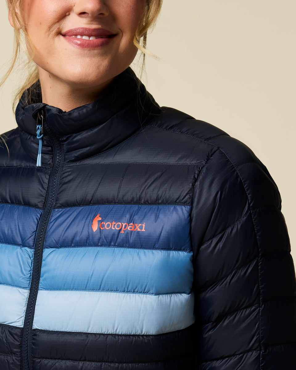 Fuego Down Jacket - Women's - Carbon Stripes - US 7010