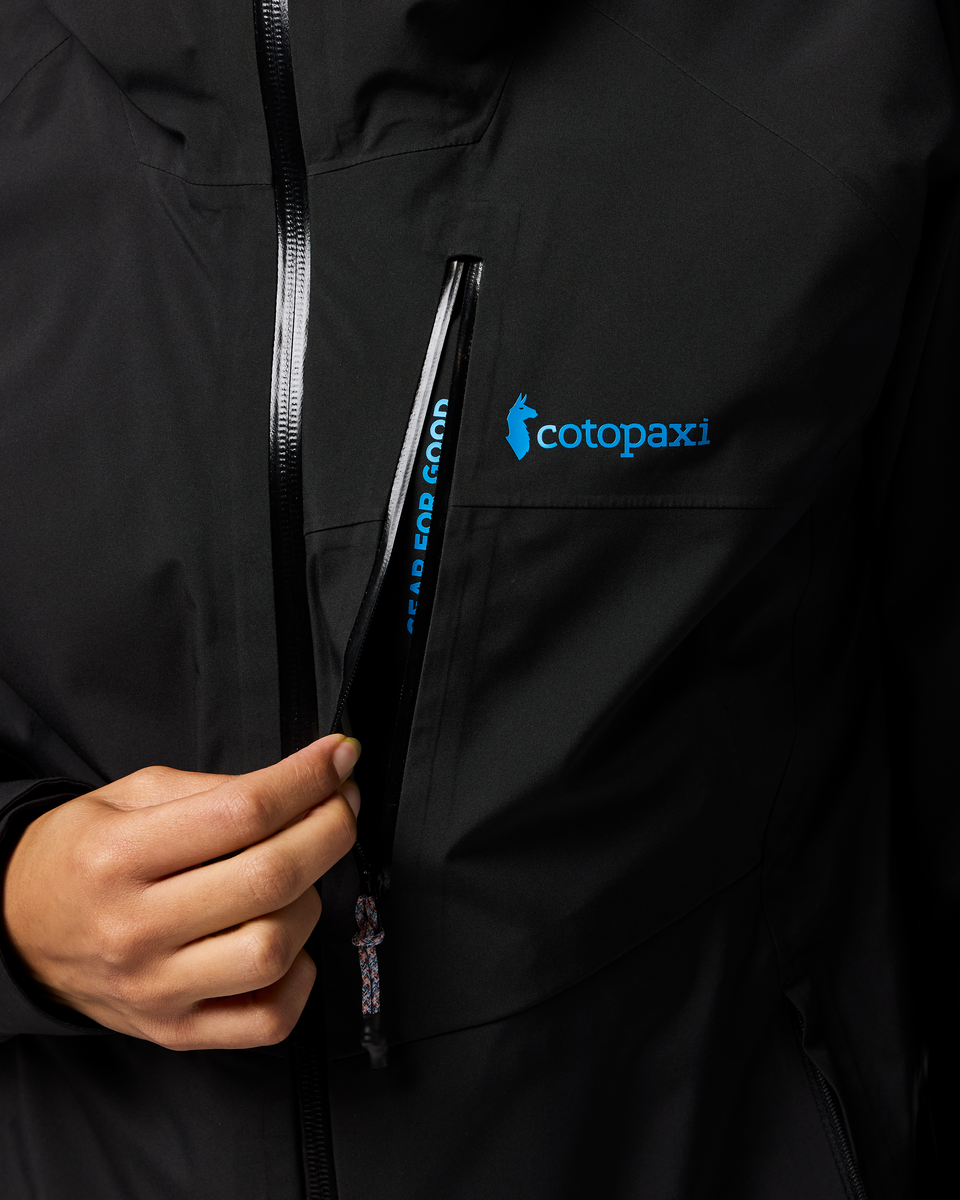 Impermeo 3L Hooded Shell Jacket - Women's - Cotopaxi Black - US 5949