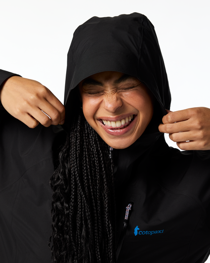 Impermeo 3L Hooded Shell Jacket - Women's - Cotopaxi Black - US 5949