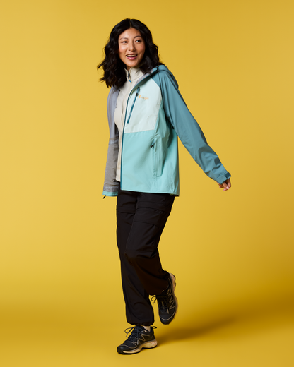 Impermeo 3L Hooded Shell Jacket - Women's - Everglade/Tide Pool - US 1712