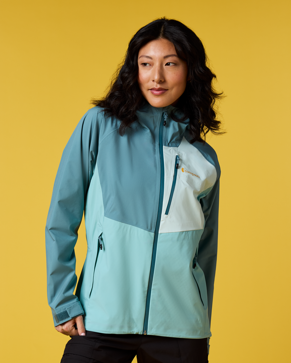 Impermeo 3L Hooded Shell Jacket - Women's - Everglade/Tide Pool - US 1712