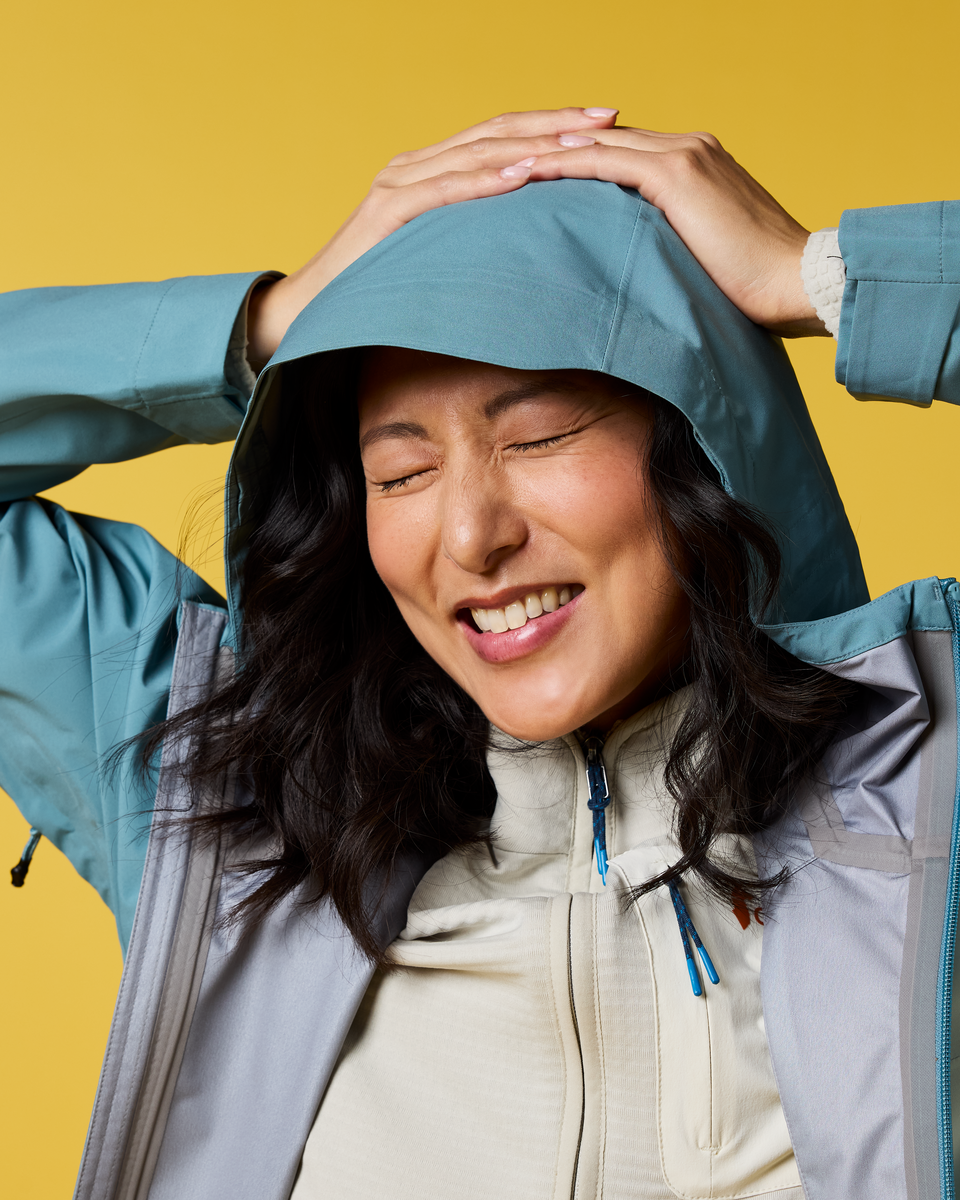 Impermeo 3L Hooded Shell Jacket - Women's - Everglade/Tide Pool - US 1712