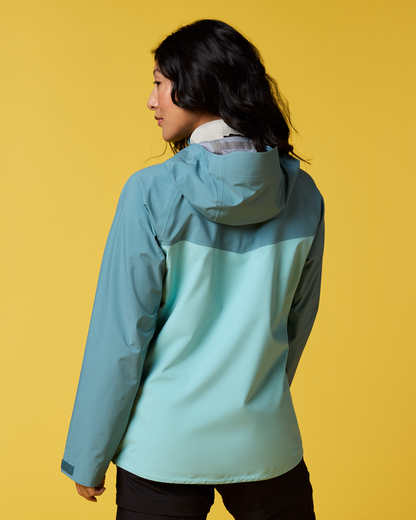 Impermeo 3L Hooded Shell Jacket - Women's - Everglade/Tide Pool - US 1712