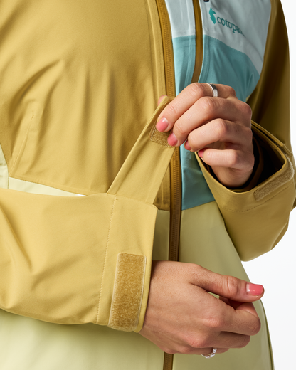 Impermeo 3L Hooded Shell Jacket - Women's - Husk/Honeydew - US 6786