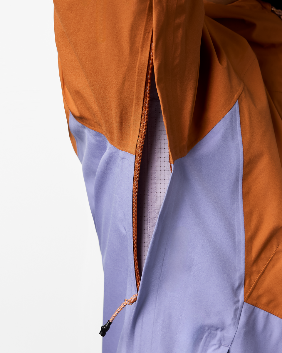 Impermeo 3L Hooded Shell Jacket - Women's - Whiskey/Aster - US 2621