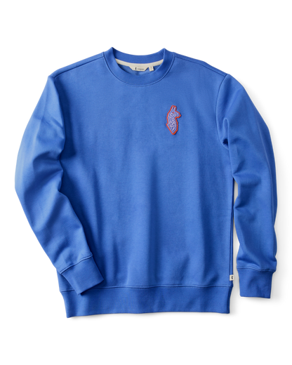 Lava Llama Crew Sweatshirt - Women's - Azure - US 3862