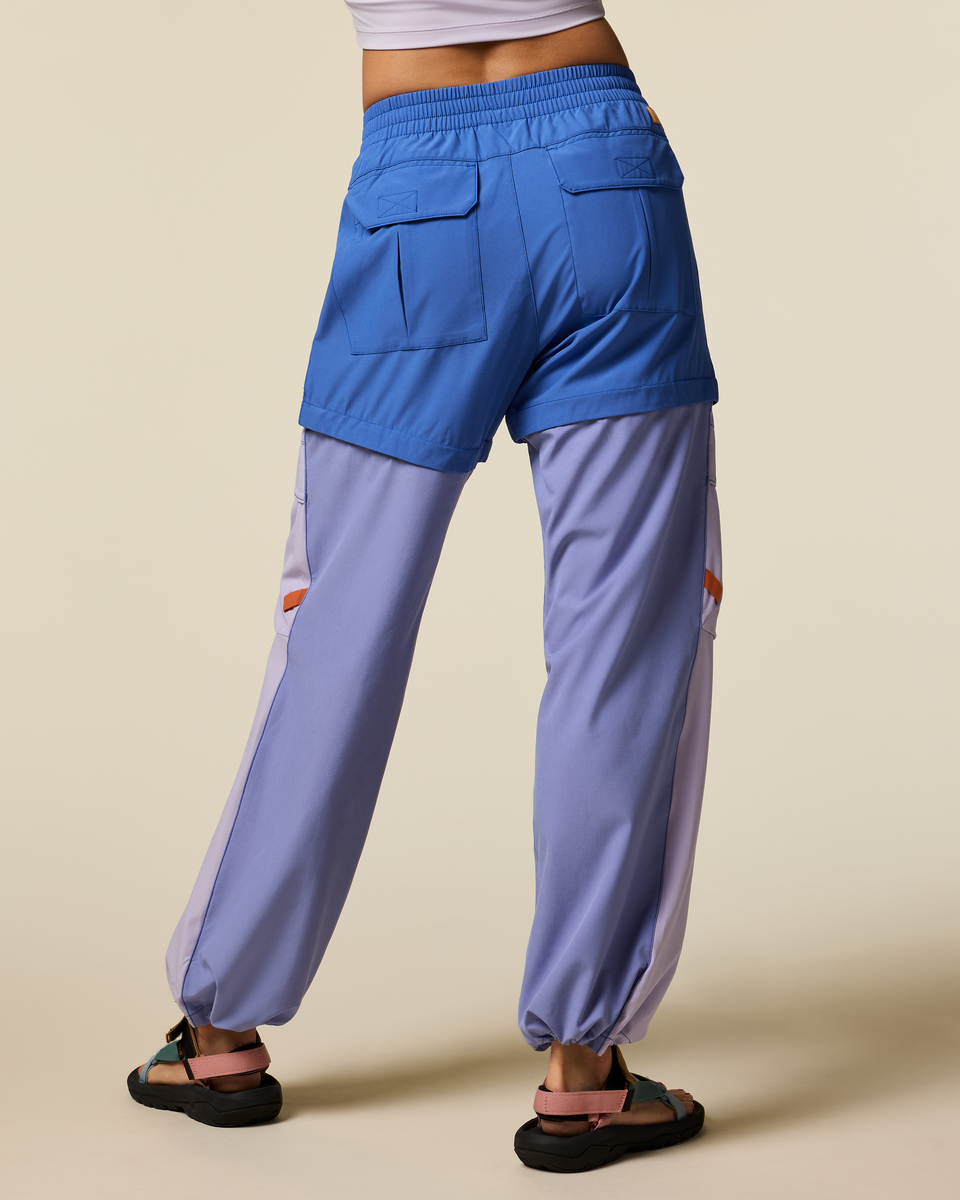 Losdos Zip-Off Pant - Women's - Azure/Aster - US 4028