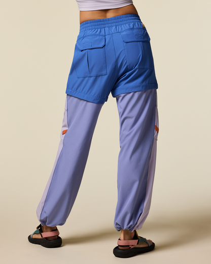 Losdos Zip-Off Pant - Women's - Azure/Aster - US 4028